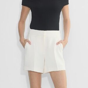 Aritzia Wilfred High Waist Mid Thigh Effortless Shorts